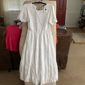 white dress